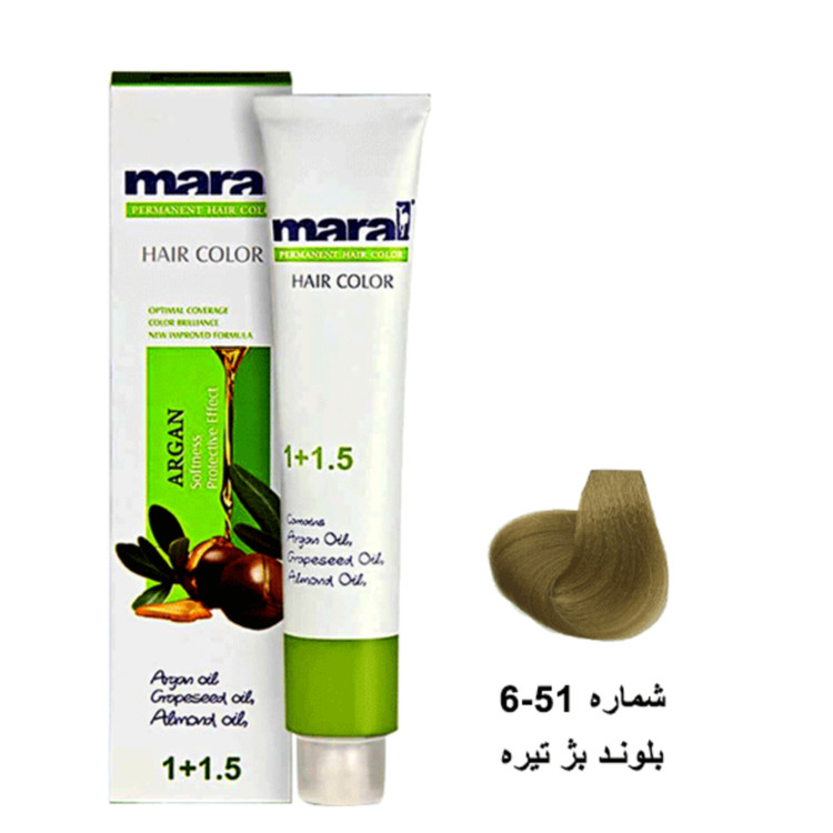رنگ موی مارال بلوند بژ تیره