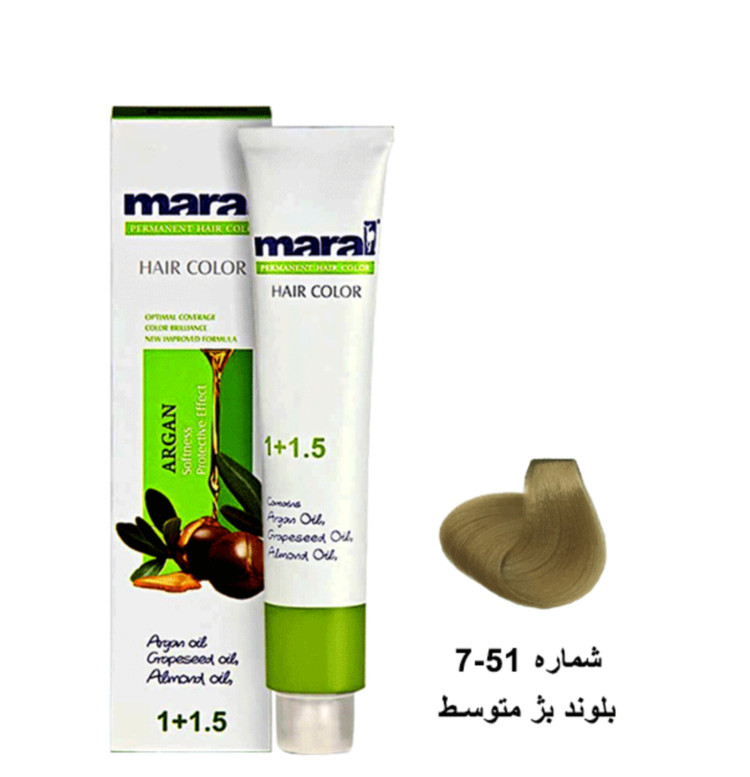 رنگ موی مارال بلوند بژ متوسط