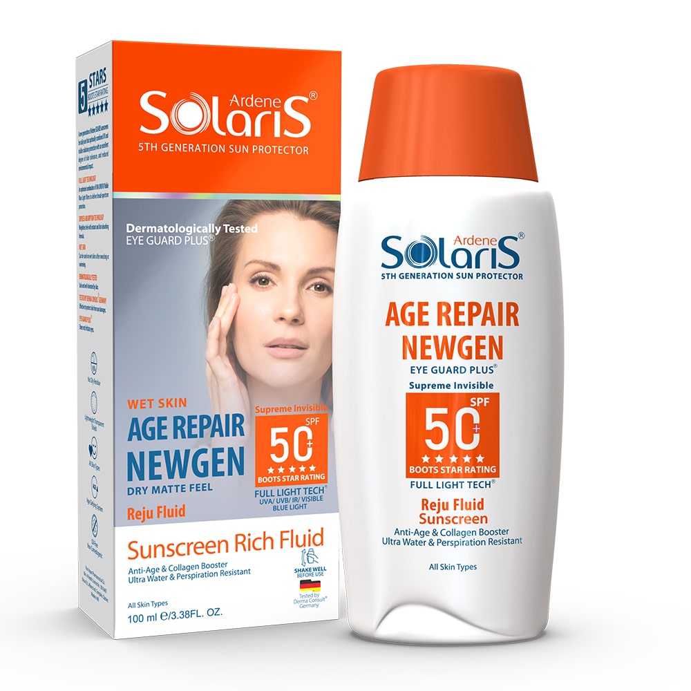 ضد آفتاب ضد چروک فاقد رنگ ایج ریپیر نیوژن ( بی رنگ )  SPF50